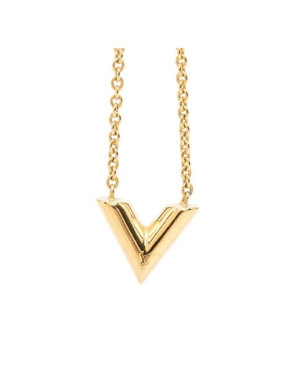 Louis Vuitton Essential Pendant Gold Plated